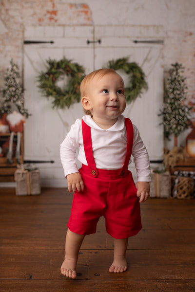 Holly Suspenders & Bow Tie