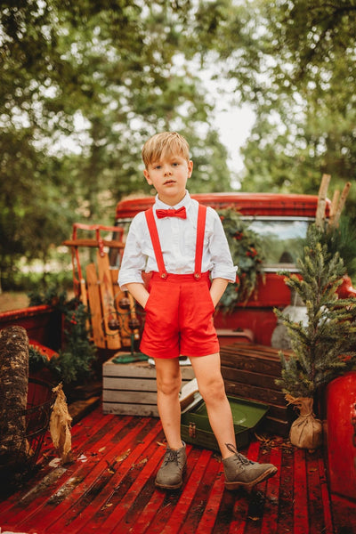 Holly Suspenders & Bow Tie